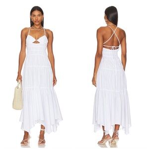 SNDYS Tahlia Dress in White Size XXS